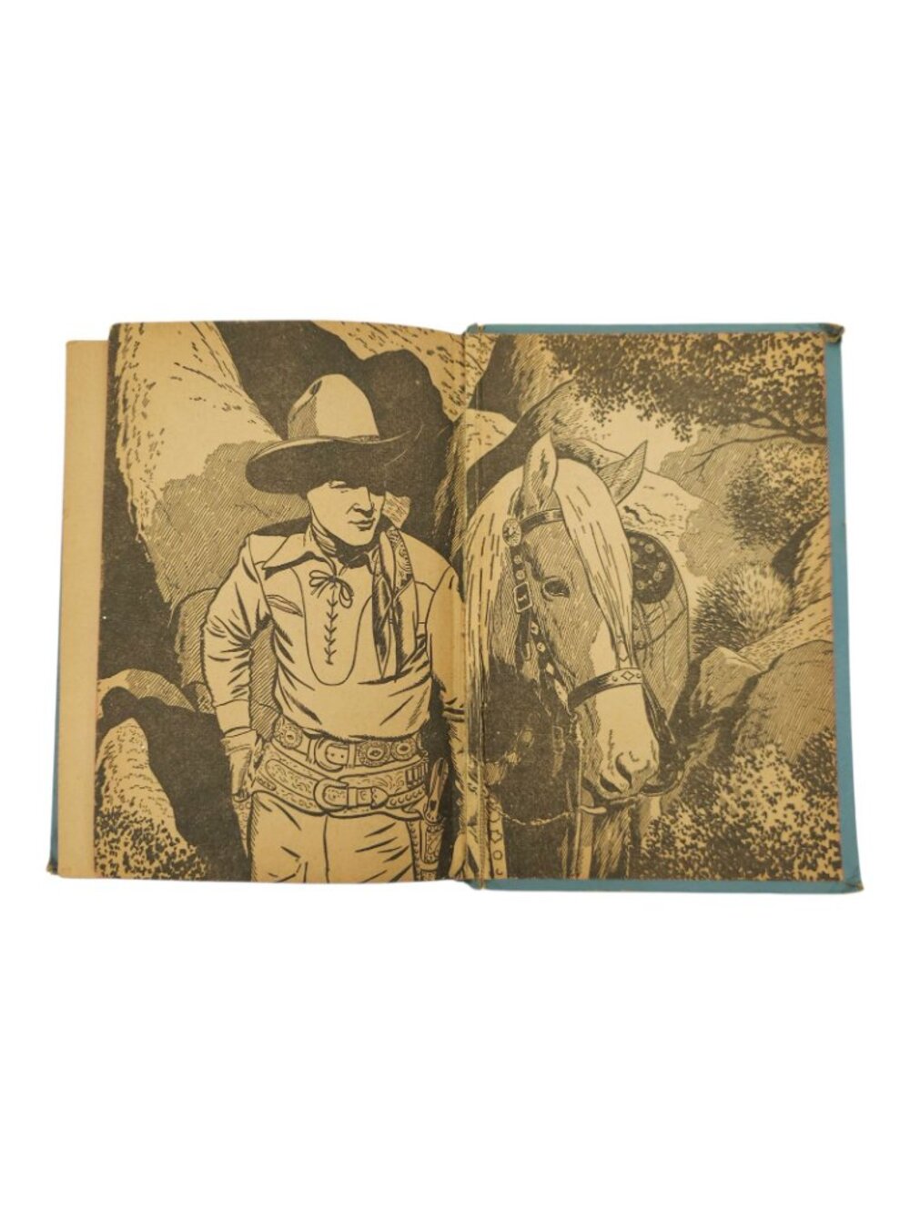 Roy Rogers And The Gopher Creek Gunman Don Middleton 1945 Hardcover Whitman - Picture 13 of 16